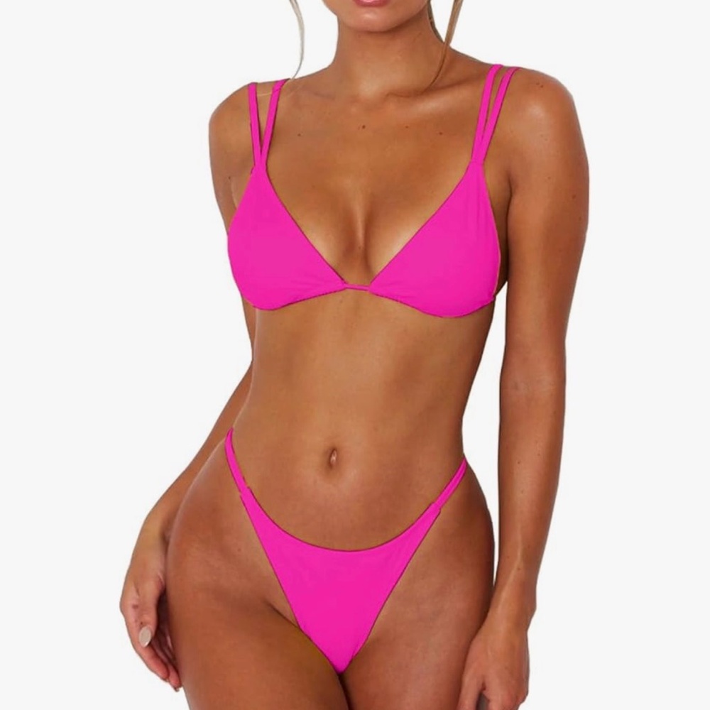 Vibrant Pink Bikini Set